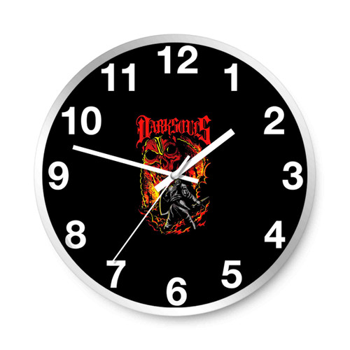 Dark Souls Metal Logo Wall Clocks