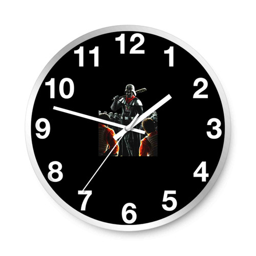 Darth Vader Negan Walking Dead Star Wars Wall Clocks