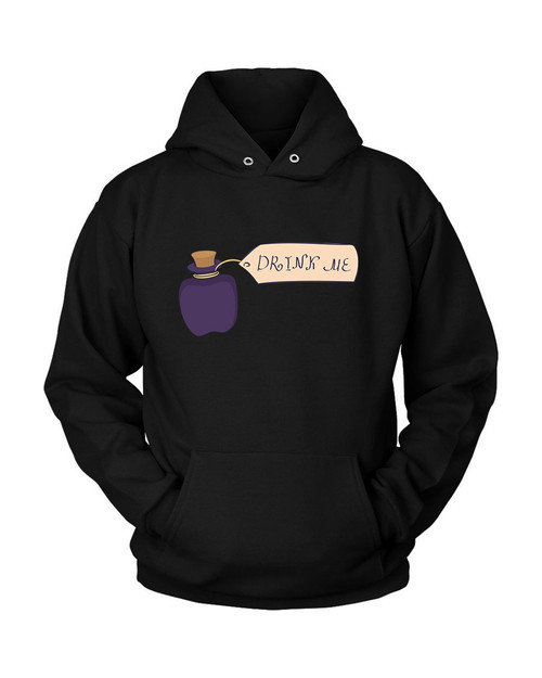 Alice In Wonderland Drink Me Unisex Hoodie