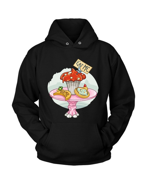 Alice In Wonderland Eat Me Eat Me Eat Me Unisex Hoodie