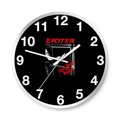Exciter Heavy Metal Maniac 83 Wall Clocks