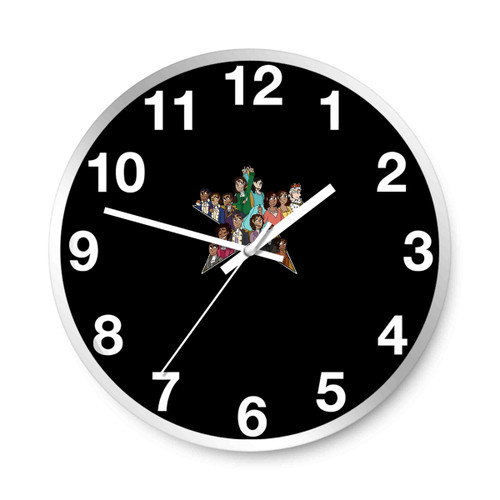 Hamilton Musical Alexander Hamilton All Character Art Wall Clocks