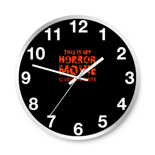 Horror Movie Funny Scary Movie Halloween Wall Clocks