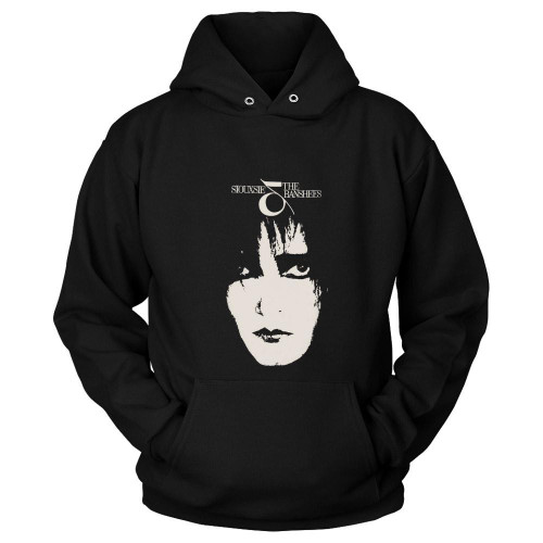 Siouxsie And The Banshees Sioux Face And Logo Unisex Hoodie