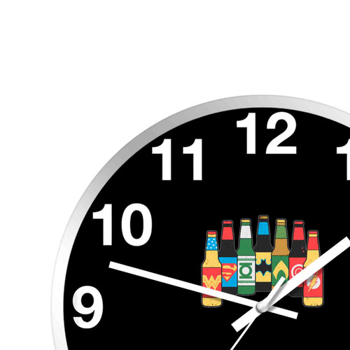 Justice League Justice League Beer Wall Clocks