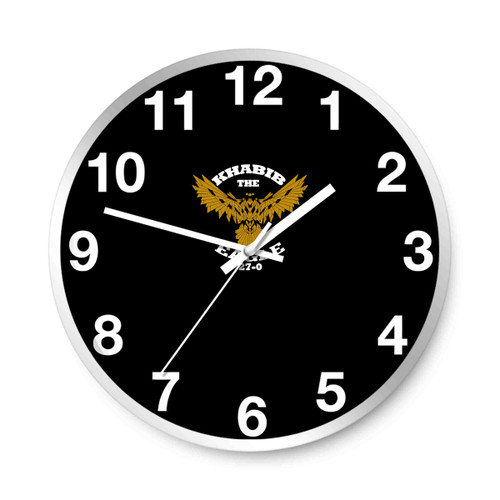 Khabib Nurmagomedov The Eagle Gold Mma Wall Clocks