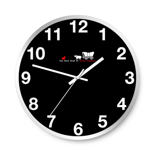 Killer Rabbits Monty Python And The Holy Grail Life Of Brian Wall Clocks