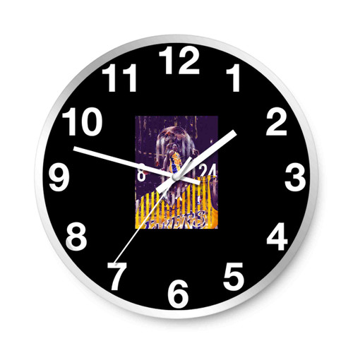 Kobe Bryant Jersey Retirement Wall Clocks