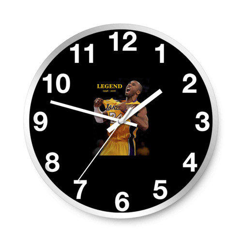 Kobe Bryant Legend Nba Wall Clocks