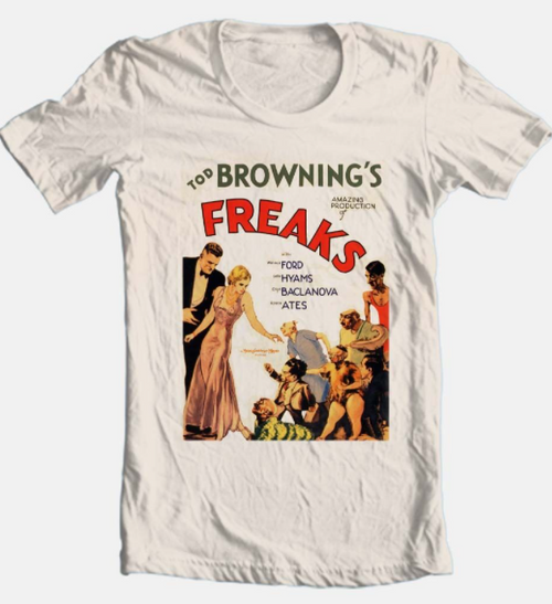 Freaks Movie Classic Horror Movie Retro Man's T-Shirt Tee
