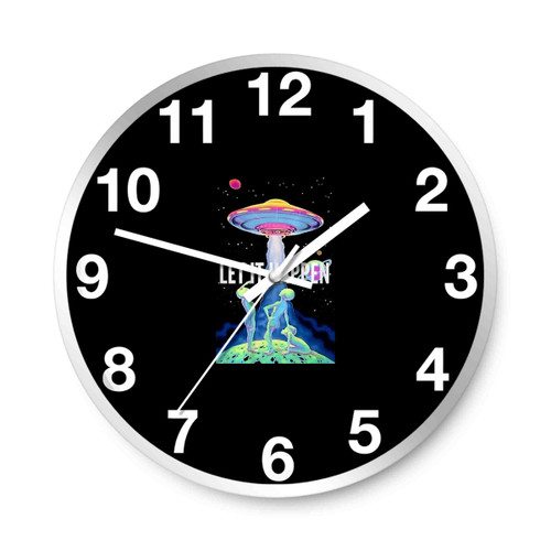 Let It Happen Aliens Wall Clocks