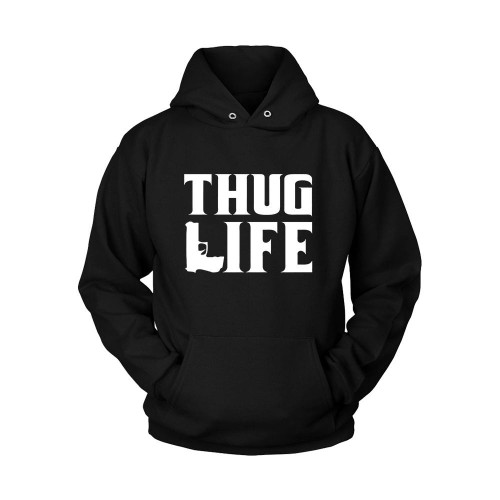 Thug Life Pistol Unisex Hoodie
