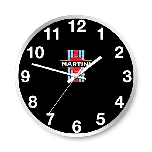 Martini Racing Car Vintage Wall Clocks