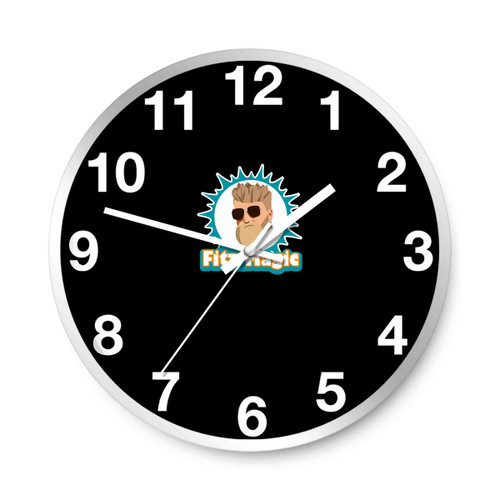 Miami Fitz Magic Logo Wall Clocks