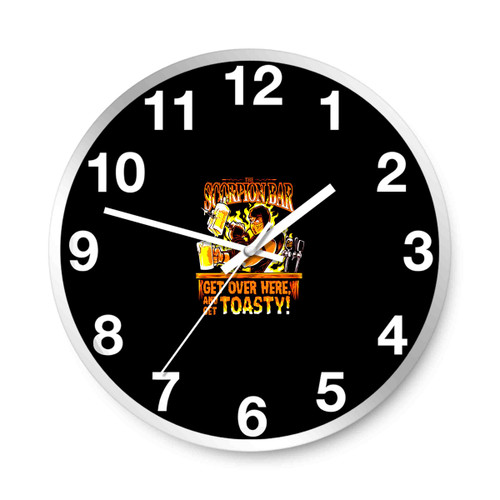 Mortal Kombat The Scorpion Bar Wall Clocks