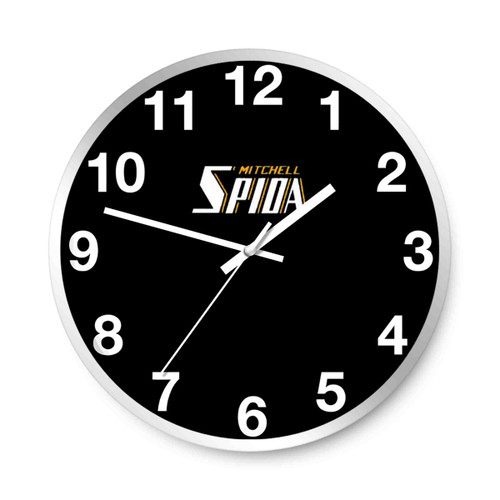 Navy Utah Jazz Dononvan Mitchell Spida Wall Clocks
