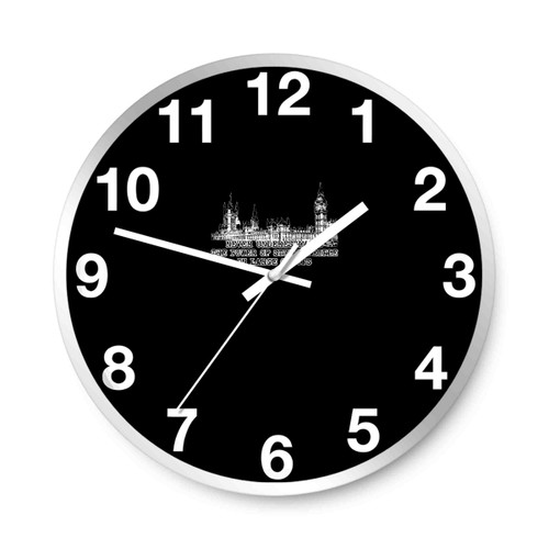 Never Underestimate Power Of Stupid People Politics Funny Wall Clocks