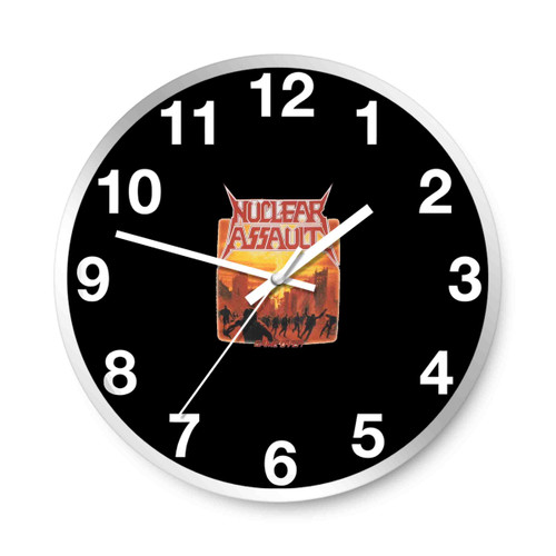 Nuclear Assault Game Over Wall Clocks Nuclear Assault Game Over Wall Clocks