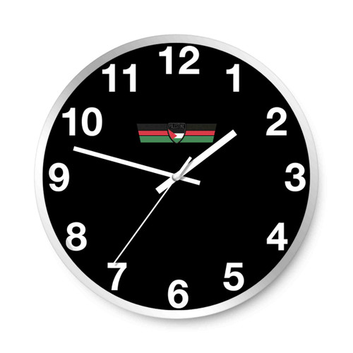 Palestine Retro Strip Wall Clocks