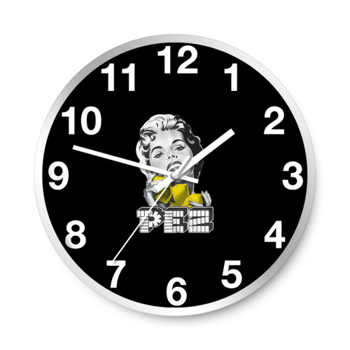 Pez Lemon Pez Wall Clocks