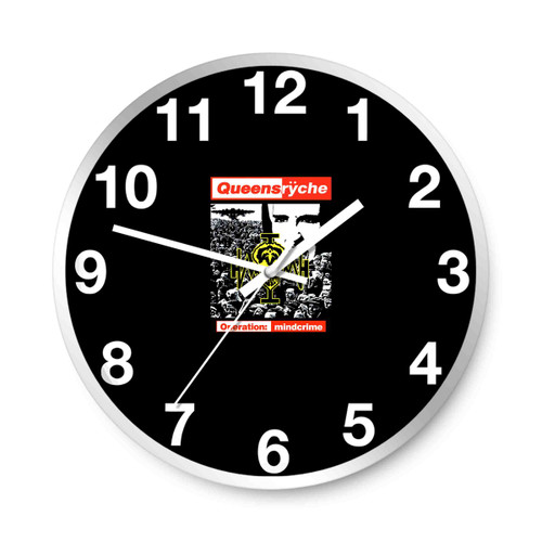 Queensryche Operation Mindcrime 88 Progressive Metal Savatage Wall Clocks