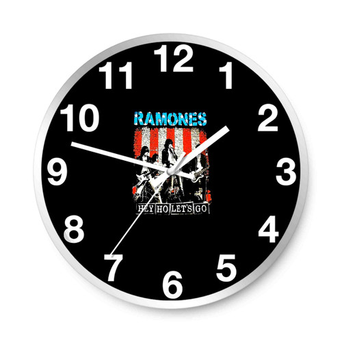 Ramones Hey Ho Lets Go Band Wall Clocks
