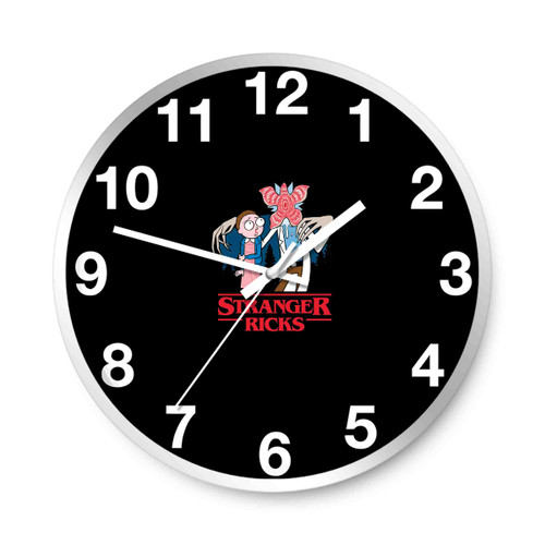 Rick And Morty Shirt Stranger Ricks Stranger Things Wall Clocks Rick And Morty Shirt Stranger Ricks Stranger Things Wall Clocks