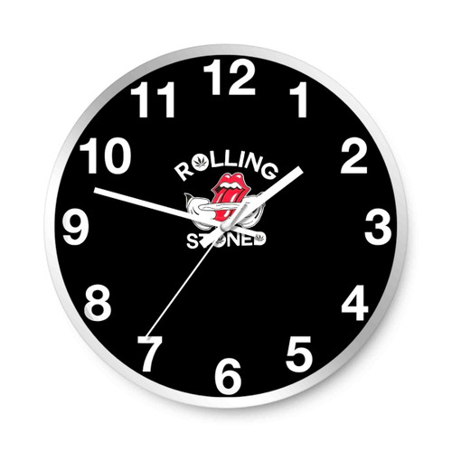 Rolling Stoned Joint Smoking Wall Clocks