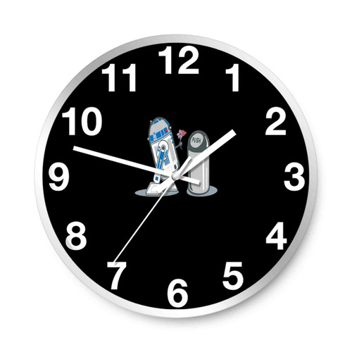 Star Wars R2D2 Fall In Love Wall Clocks