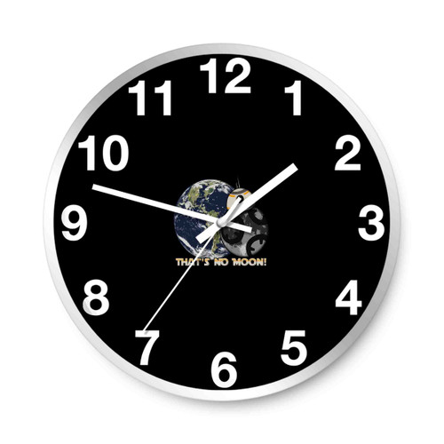 Star Wars R2D2 Robot Thats No Moon Wall Clocks Star Wars R2D2 Robot Thats No Moon Wall Clocks