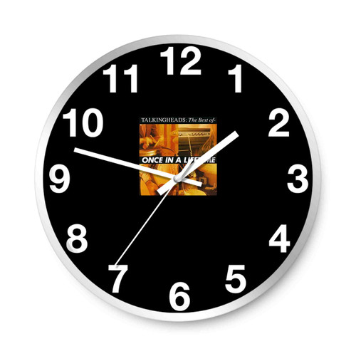 Talking Heads One In A Life Time Punk Rock Wall Clocks