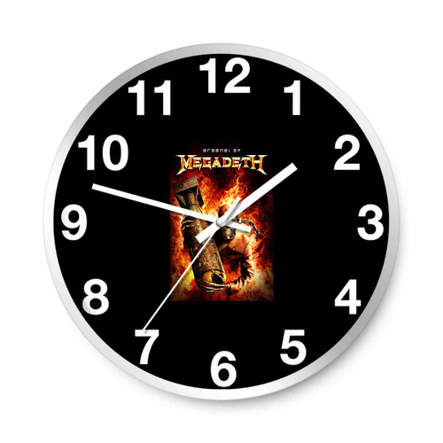 The Arsenal Of Megadeth Wall Clocks