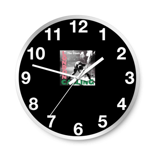 The Clash London Calling English Punk Rock Band Wall Clocks