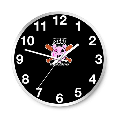 The Game Piggy Family Portrait Roblox Piggy Kids Wall Clocks