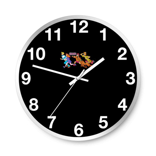 Time Running On Scooby Doo Wall Clocks