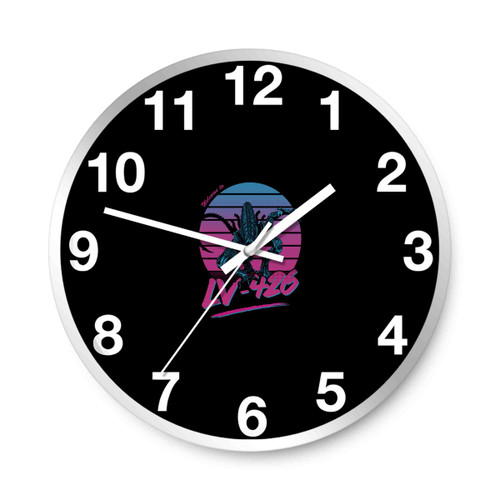 Welcome To Lv Four Two Six Alien Wall Clocks