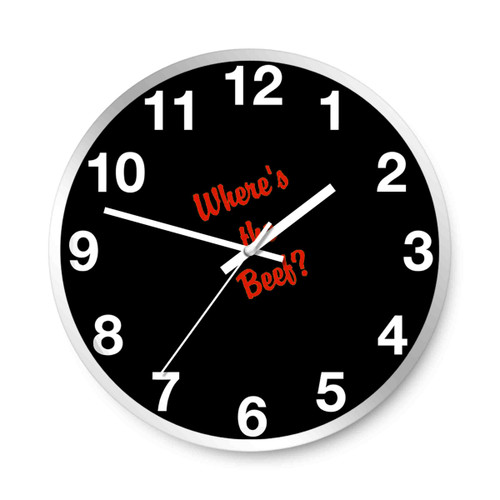 Where%E2%80%99S The Beef Wall Clocks