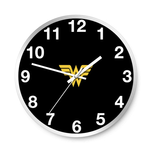 Wonder Woman Logo Wall Clocks