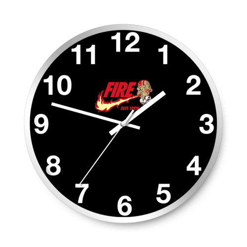 Yoga Flame Street Fighter Wall Clocks
