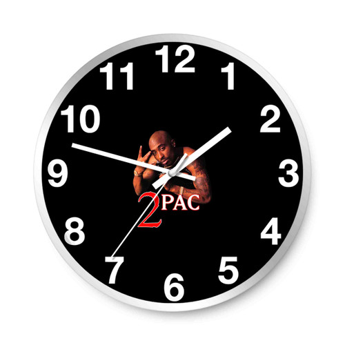 2Pac Tupac Amaru Shakur American Rapper Hip Hop Wall Clocks
