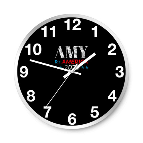 Amy For America 2020 Campaign 2020 Democrat Wall Clocks