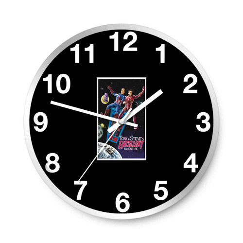 Avengers Endgame Tony And Steve Wall Clocks