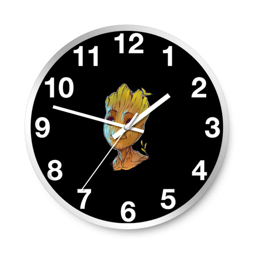 Baby Groot Smile Wall Clocks