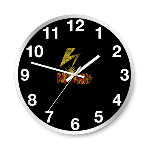 Bad Brains Logo Grunge Wall Clocks