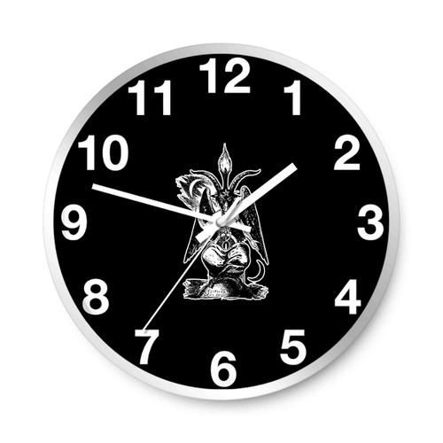 Baphomet Lucifer Wall Clocks