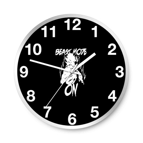 Beast Mode On Broly Wall Clocks