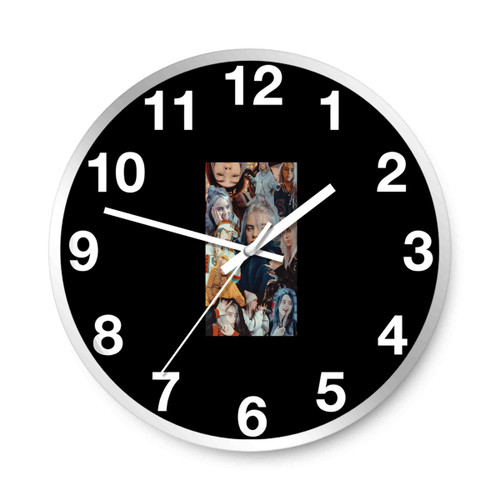 Billie Eilish Collage Wall Clocks