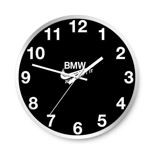 Bmw Just Drift It Wall Clocks