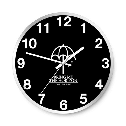 Bring Me The Horizon That The Spirit Umbrella Cover Wall Clocks