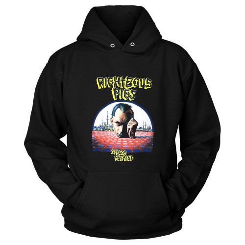 Righteous Pigs Stress Related Death Grindcore Napalm Death Unisex Hoodie